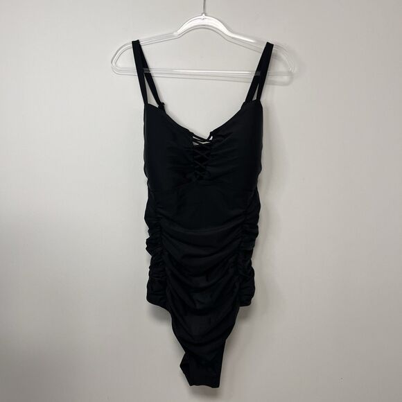 torrid Other - Torrid Slim Fix Lattice Black One Piece Swimsuit Size 3X Plus
